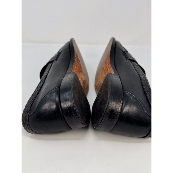 Allen Edmonds Mens Shoes Black Maxfield Leather Slip On Penny Loafer US 10.5 B main image 7